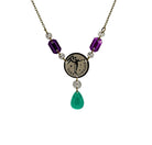 The Angel of Freedom necklace shown hanging against a white background.