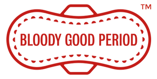 Bloody Good Period logo. £2 from the sale of all sweary jewellery goes to support this incredible charity bringing period products to those who need them.