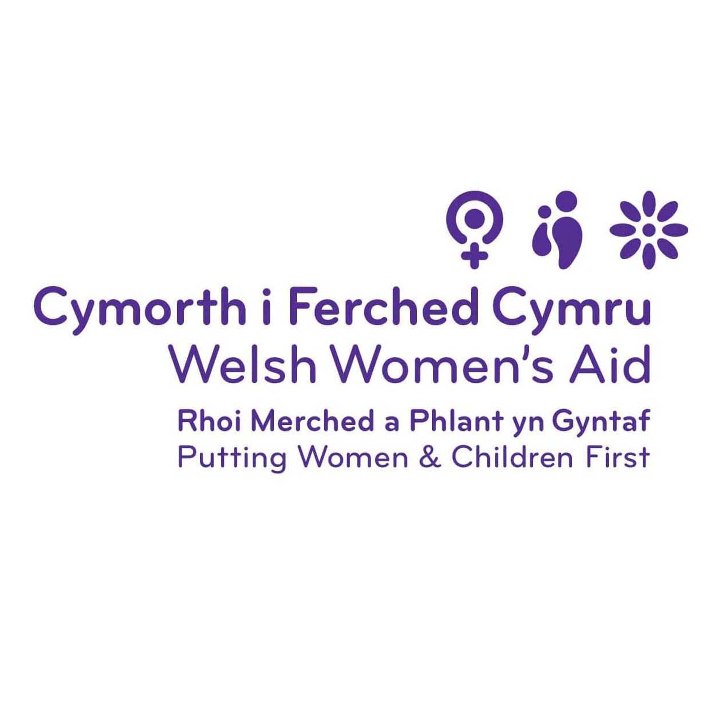 Welsh Women's Aid charity logo. £2 goes to help this charity.