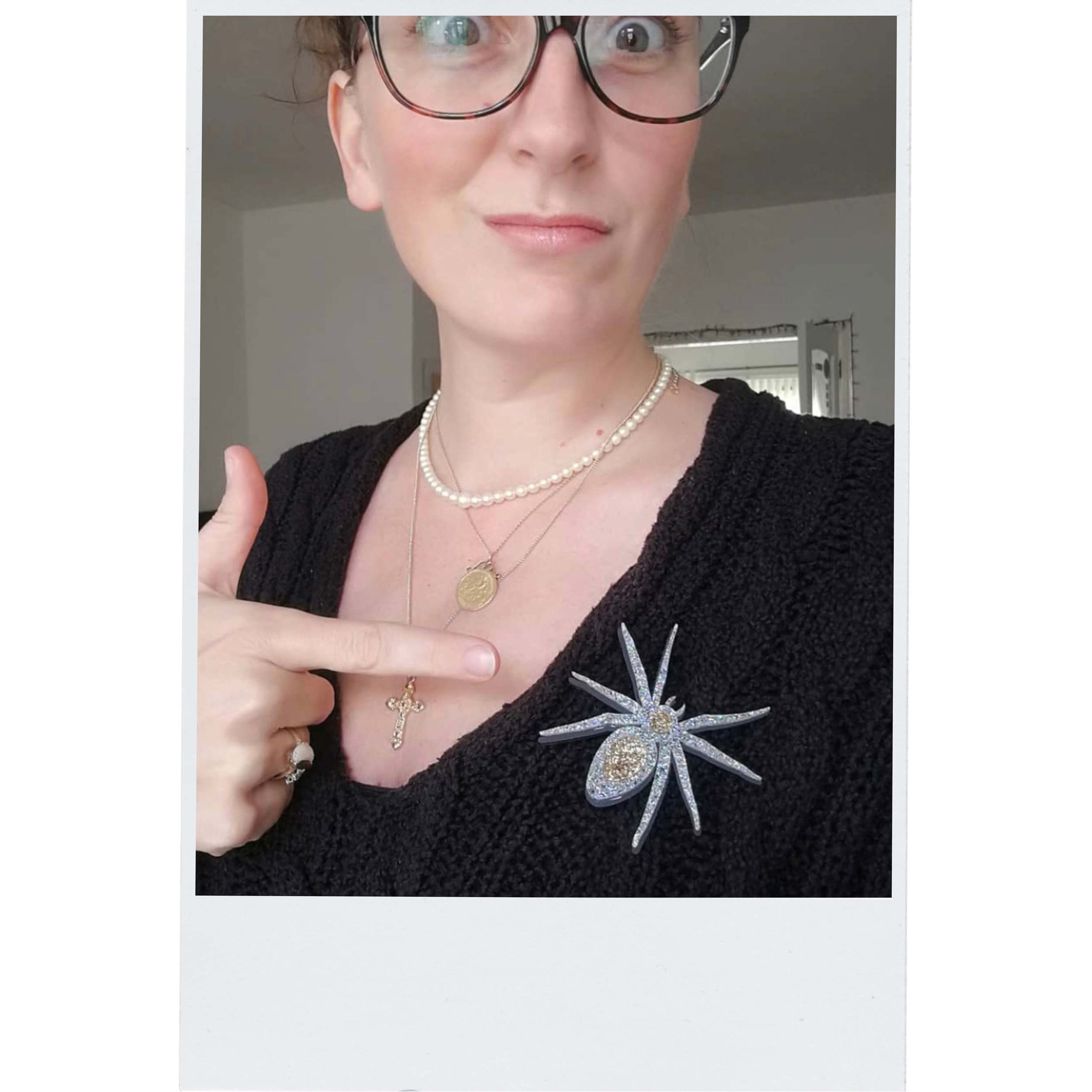 All Hail Lady Hail Spider brooch, as worn by the Persisterhood!