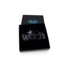 Black glitter Witch necklace in a Wear and Resist gift box.
