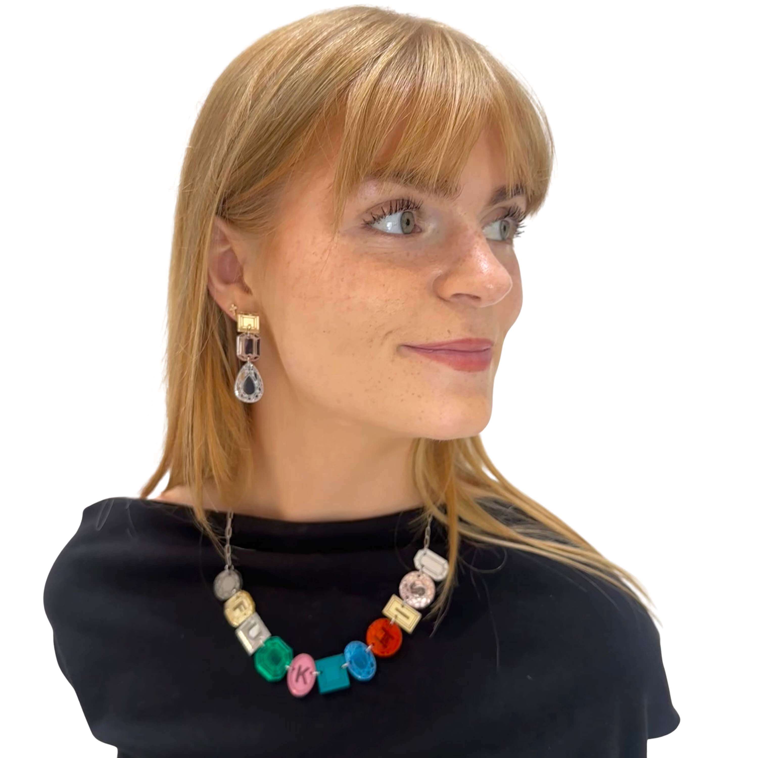 Wordy Jewel Necklaces
