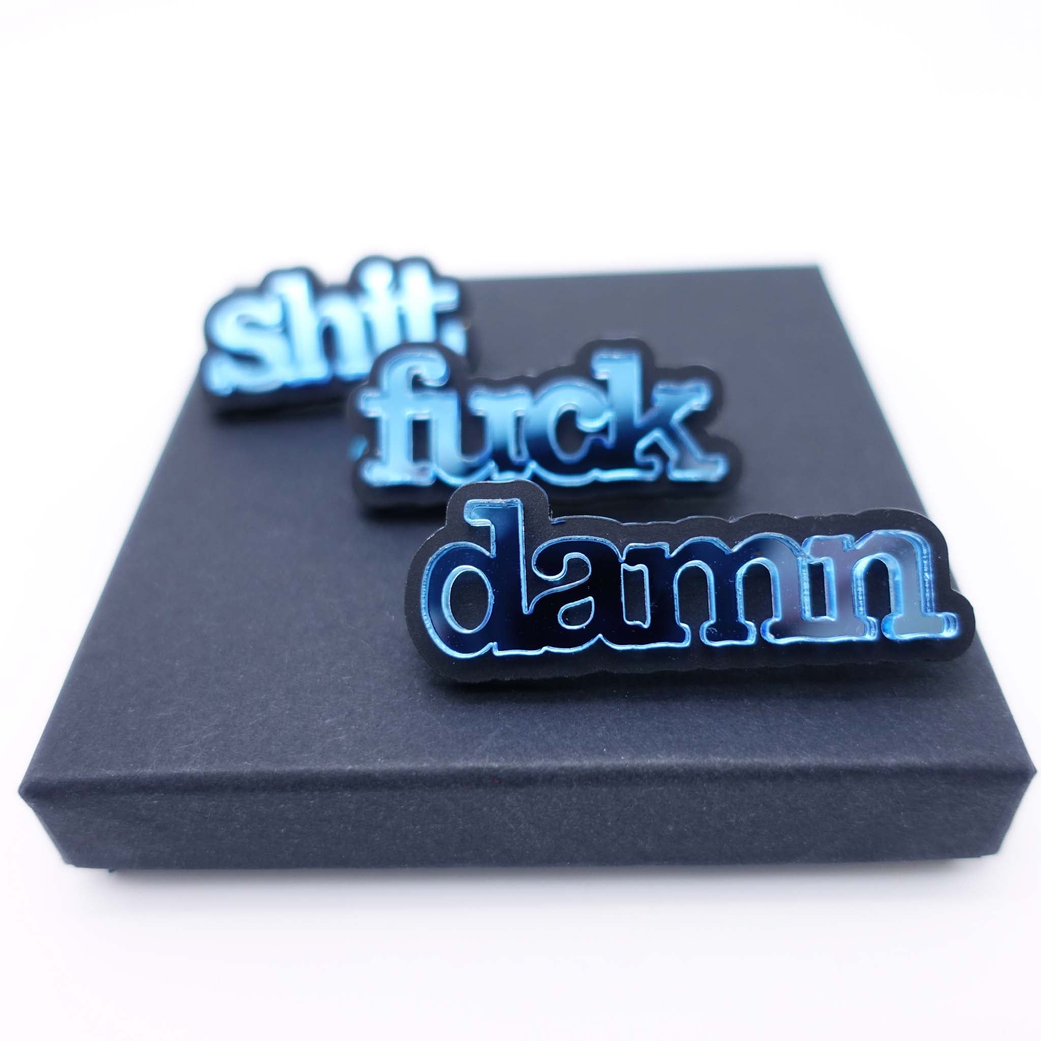 Sweary brooches