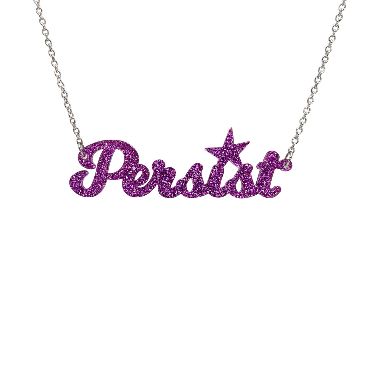 PERSIST necklace | Nevertheless she persisted | Wear and Resist