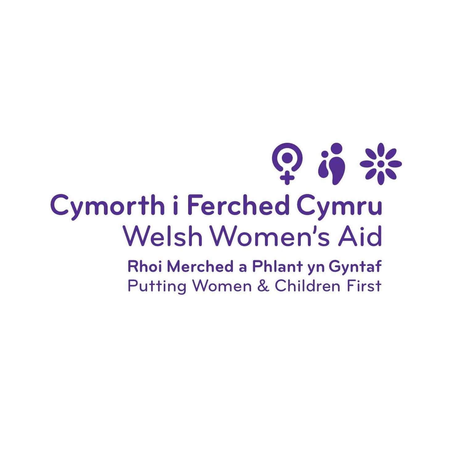 Welsh Women's Aid logo. £2 from the sale of this item will go to them. You can read more about the charities Wear and Resist supports on the Charities page.