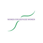 Women for Refugee Women logo. £2 from every Vote brooch will be donated to them. 