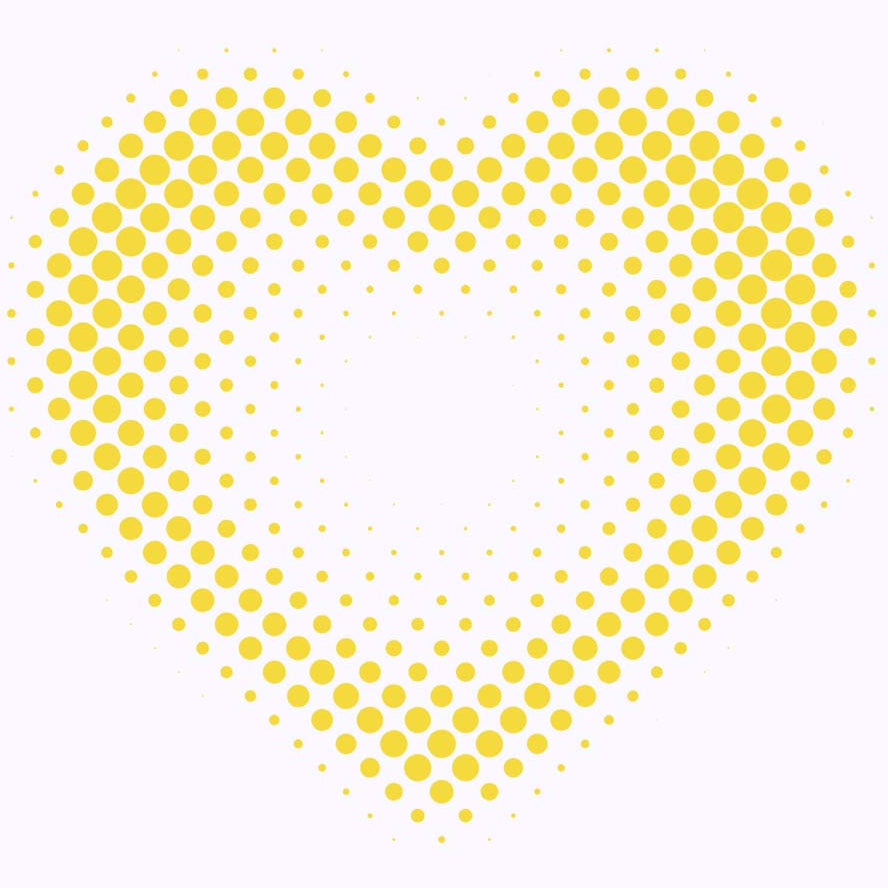 A heart showing you can send a gift card